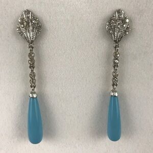 Blue and silver Earrings